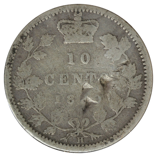 1880H Canada 10-cents Good (G-4) Impaired