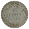 1880H Obv. 2 Canada 10-cents Good (G4) Scratched