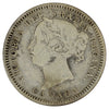 1881H Obv. 2 Canada 10-cents F-VF (F15) Impaired