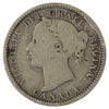1882H Canada 10-cents G-VG (G-6) Bent