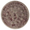 1868 USA Nickel About Good (AG3) Impaired