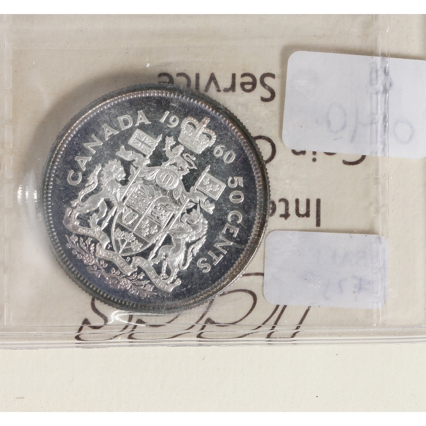 1960 Canada 50-cents ICCS Certified PL65 Cameo