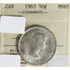 1963 Canada 50-cents ICCS Certified MS65