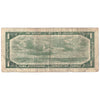 BC-37b-i 1954 Canada $1 Beattie-Rasminsky, Neat Number, Circ