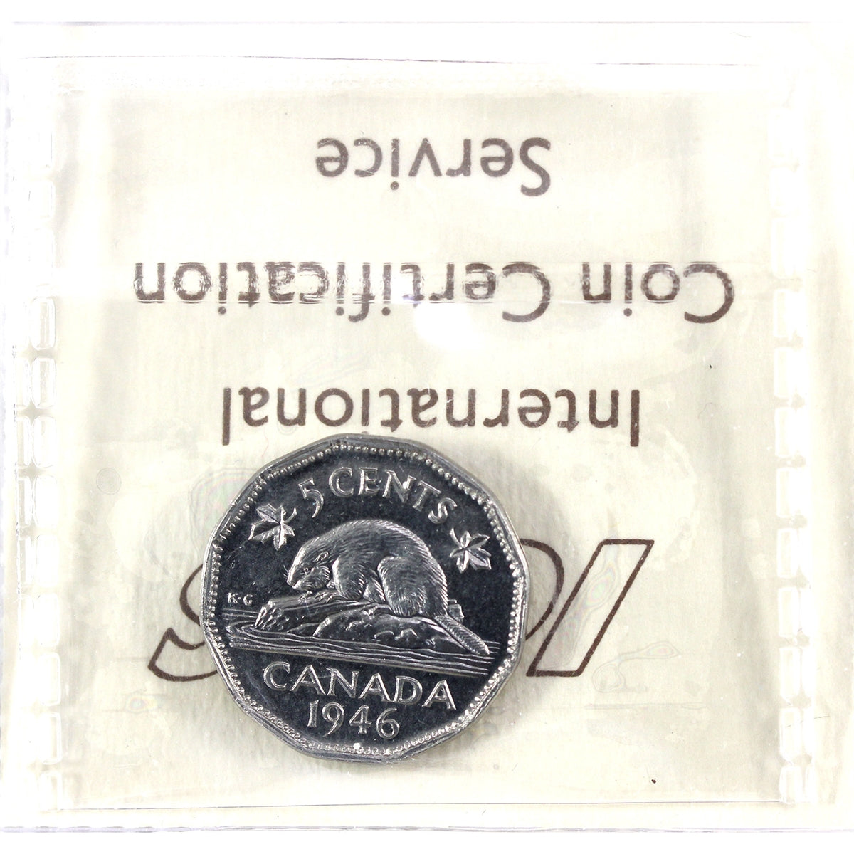 1946 Canada 5-cents ICCS Certified MS62