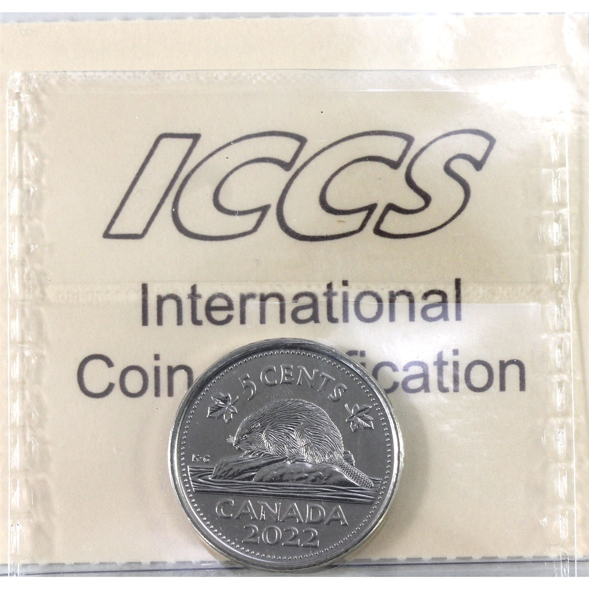2022 Canada 5-cents ICCS Certified MS67