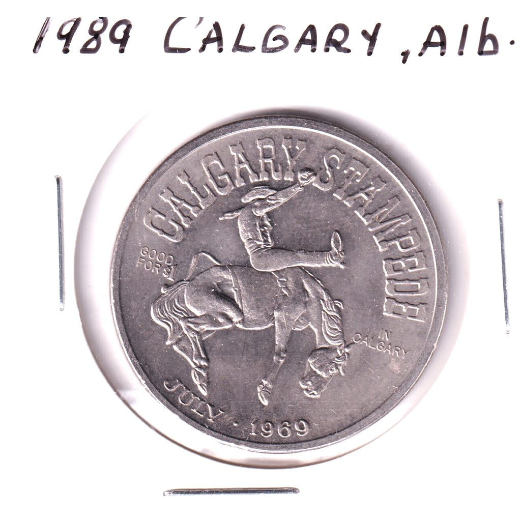 1969 Calgary Stampede Dollar Trade Token