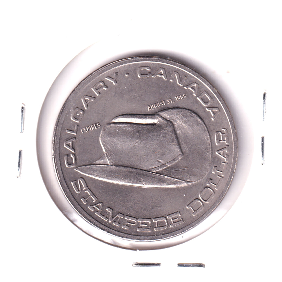 1969 Calgary Stampede Dollar Trade Token
