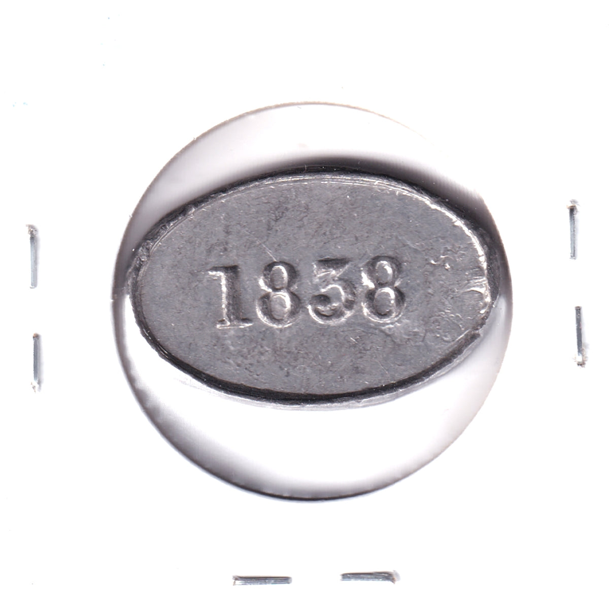 1838 Monzie, Perthshire, Scotland, Communion Token