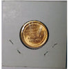 Abraham Lincoln, 13th President of the USA, 1861-1865, Medallion (Golden colour)