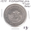 1974 Edmonton Klondike Days Souvenir Trade Dollar Token: RCMP Centennial