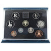 1992 Great Britain 9-coin Proof Set in Case with CoA (Medallion toned)