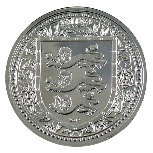 2018 Gibraltar £1 Royal Arms of England 1oz .999 Silver (No Tax)