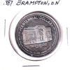 1987 Brampton, ON, Centennial Dollar Trade Token: Board of Trade Carnegie Library