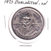 1973 Burlington, ON, Centennial Medallion - Joseph Brant, Mohawk Chief (Nickel)