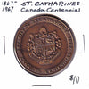 1967 St Catharines, Ontario, Canada's Centennial Medallion (Copper Colour)