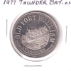 1977 Thunder Bay, ON, Trade Dollar Token: Old Fort William Voyageurs
