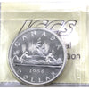 1966 Large Beads Canada Dollar ICCS Certified PL-66 Heavy Cameo