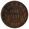 1929 High 9 Canada 1-cent VF-EF (VF30) Impaired