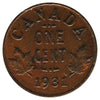 ERROR 1931 Canada 1-cent Extra Fine (EF40) Lamination