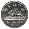 1948 Canada 5-cents Brilliant Uncirculated (MS63) Impaired
