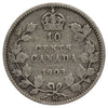 ERROR 1903H Canada 10-cents G-VG (G6) Lamination
