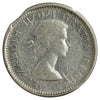 ERROR 1962 Canada 10-cents Clipped Planchet