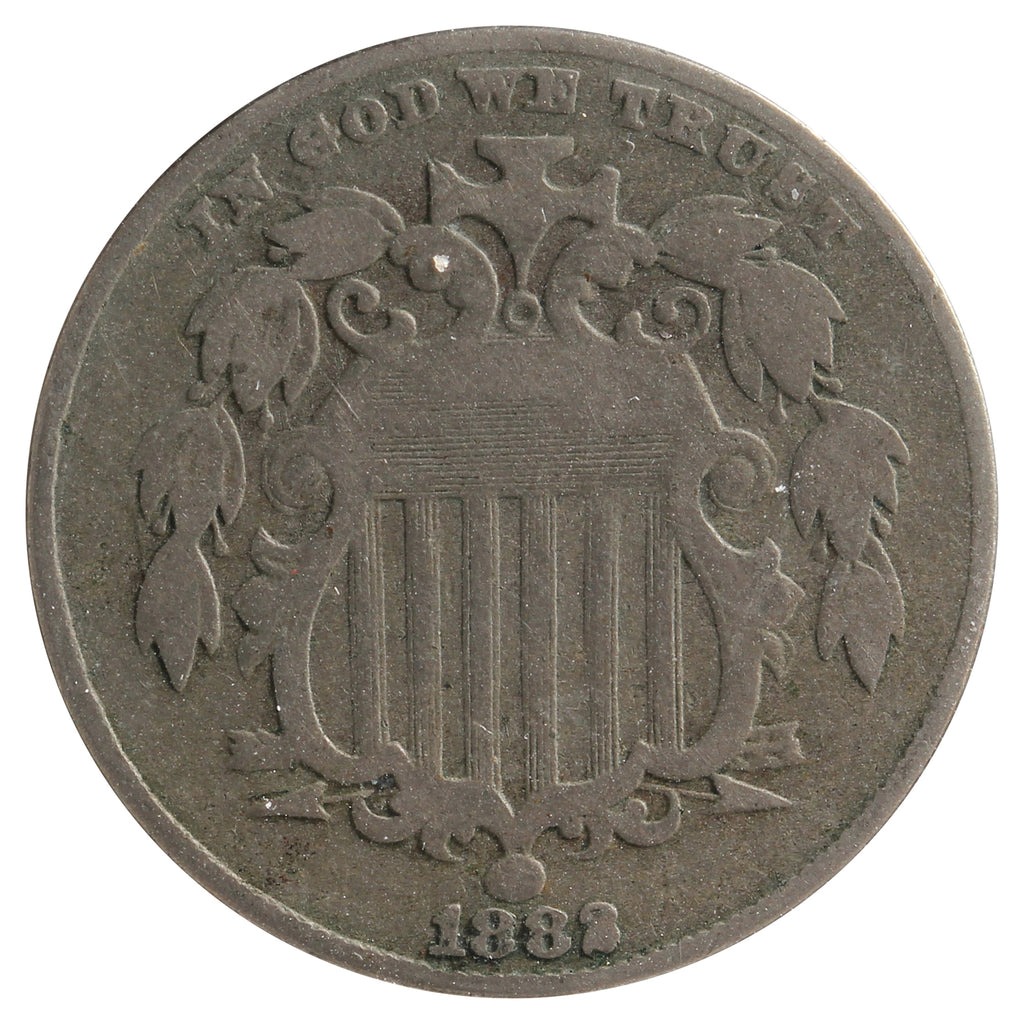 1882 USA Nickel F-VF (F15) Impaired