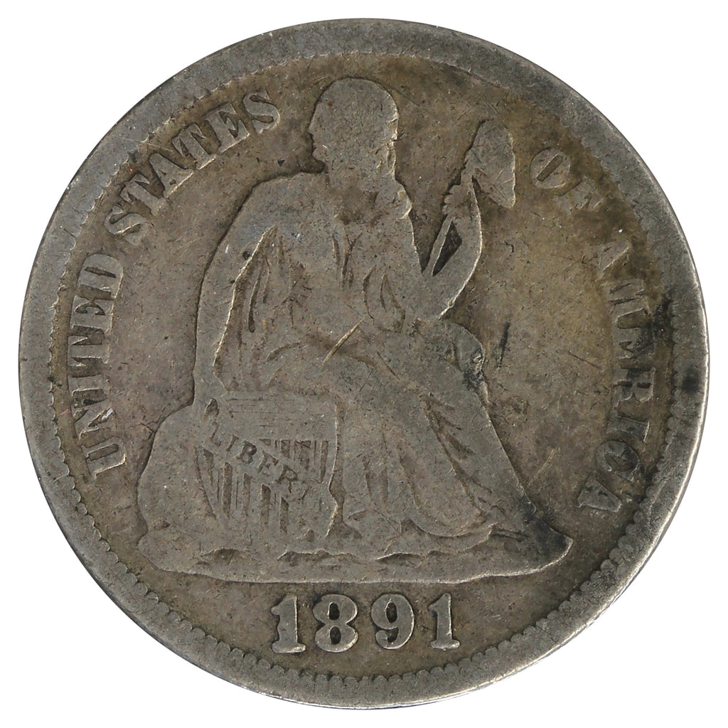 1891 USA Dime