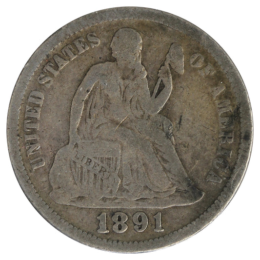 1891 USA Dime