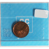 1981 Partial Brockage Canada 1-cent CCCS Certified MS63, Red, Scratch
