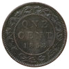 1858 Canada 1-cent Extra Fine (EF40) Corroded