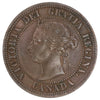 1891 LDLL Obv. 3 Canada 1-cent Extra Fine (EF40) Scratched, marks, or impaired