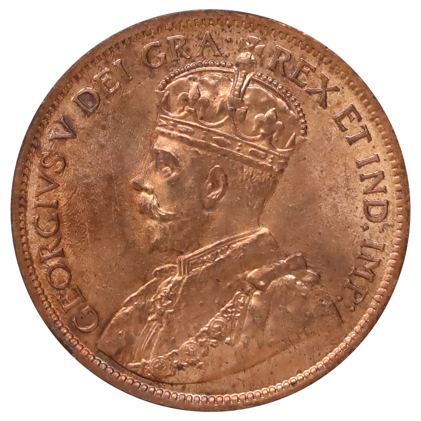 1916 Canada 1-cent Gem Brilliant Uncirculated (MS65) Red & Brown