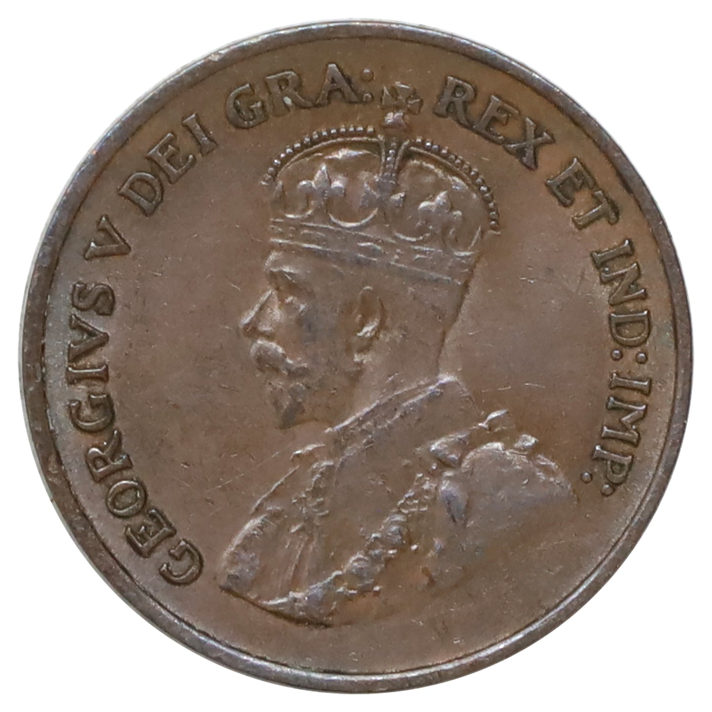 1925 Canada 1-cent Uncirculated (MS60) Lustrous Brown
