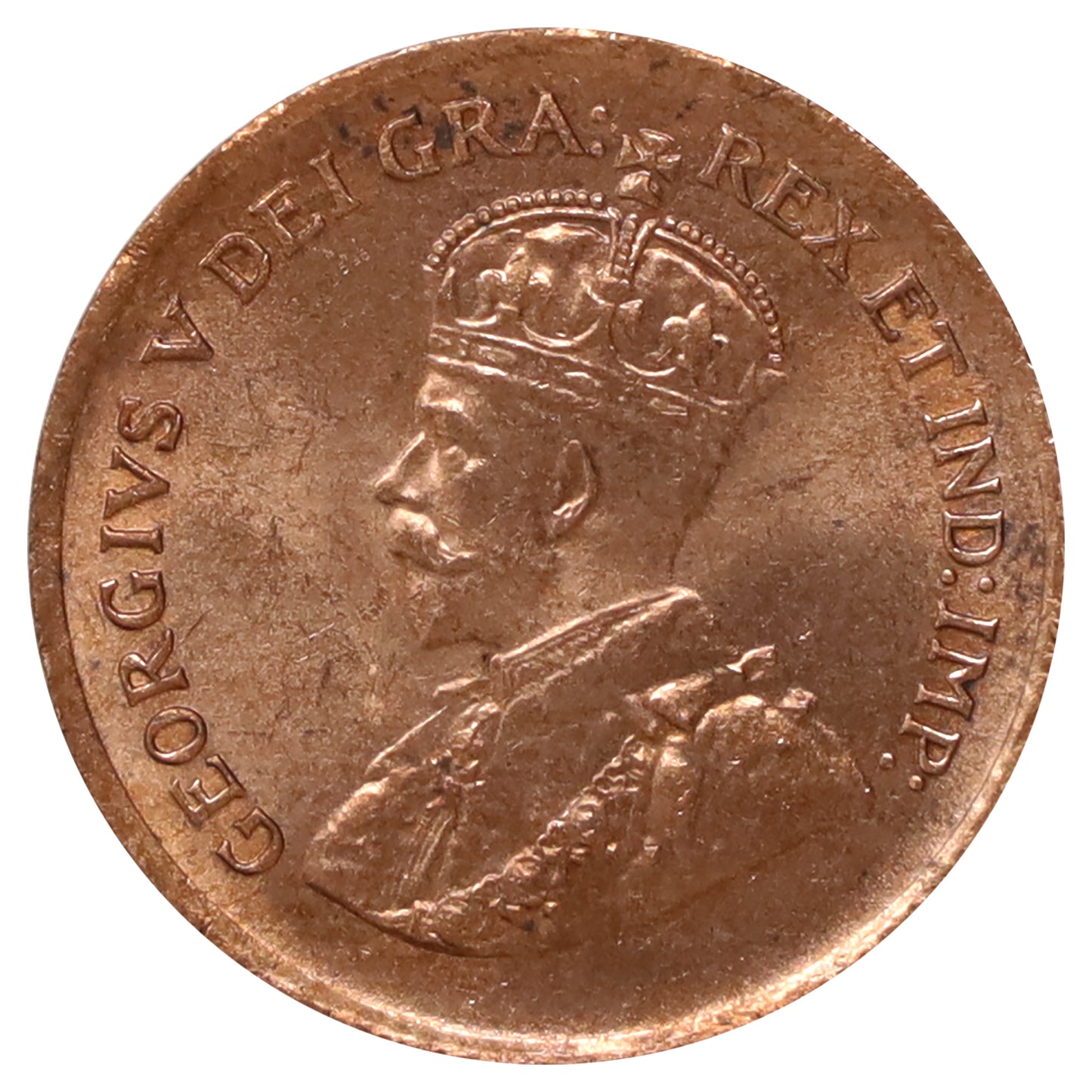1928 Canada 1-cent Choice Brilliant Uncirculated (MS64) Scratched, marks, or impaired