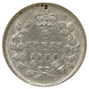 1886 Small 6 Canada 5-cents Almost Uncirculated (AU50) Scratched, marks, or impaired