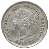 1891 Obv. 5 Canada 5-cents Almost Uncirculated (AU50) Corroded