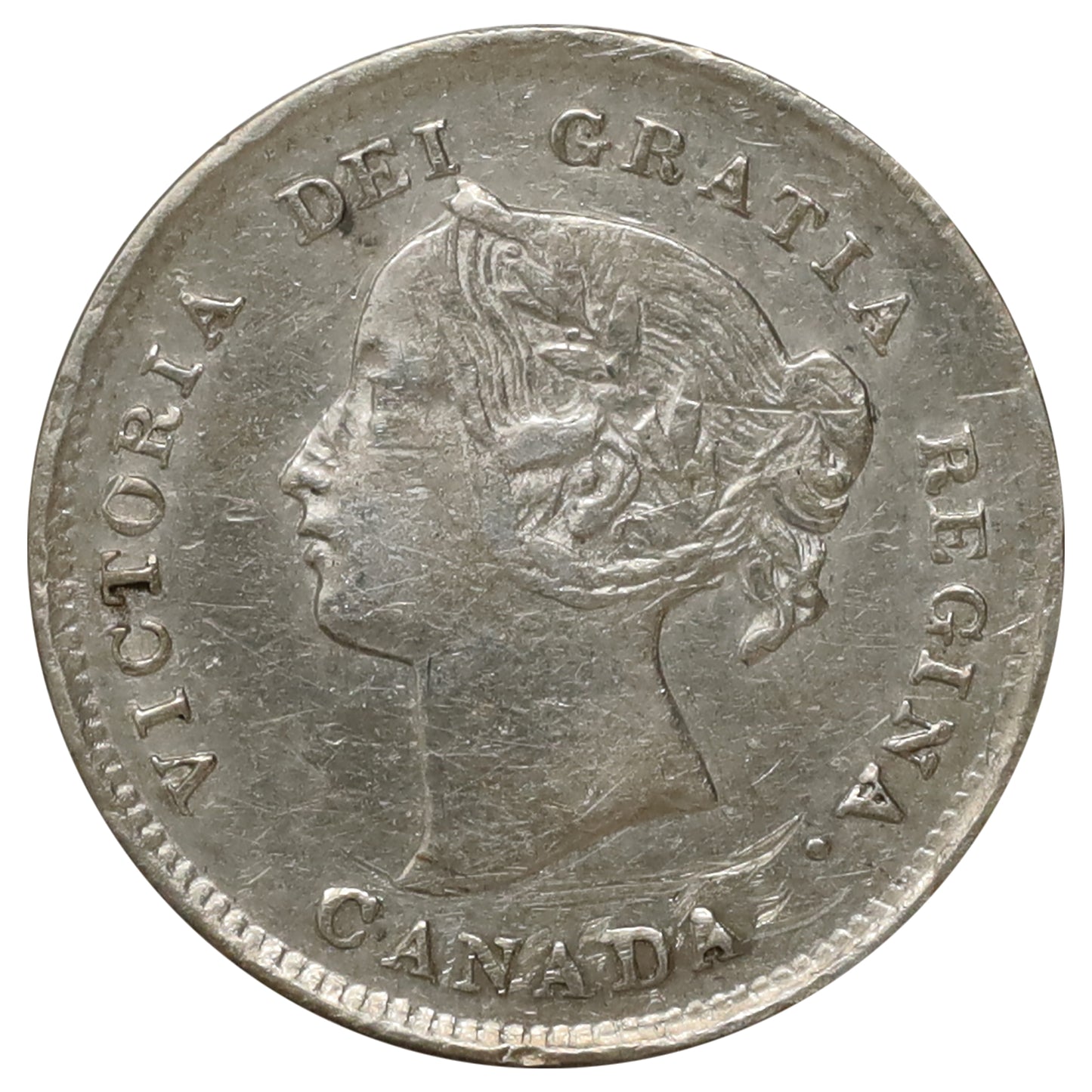 1898 Canada 5-cents Extra Fine (EF40) Scratched, marks, or impaired