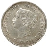 1900 Oval 0s Canada 5-cents Almost Uncirculated (AU50) Scratched, marks, or impaired