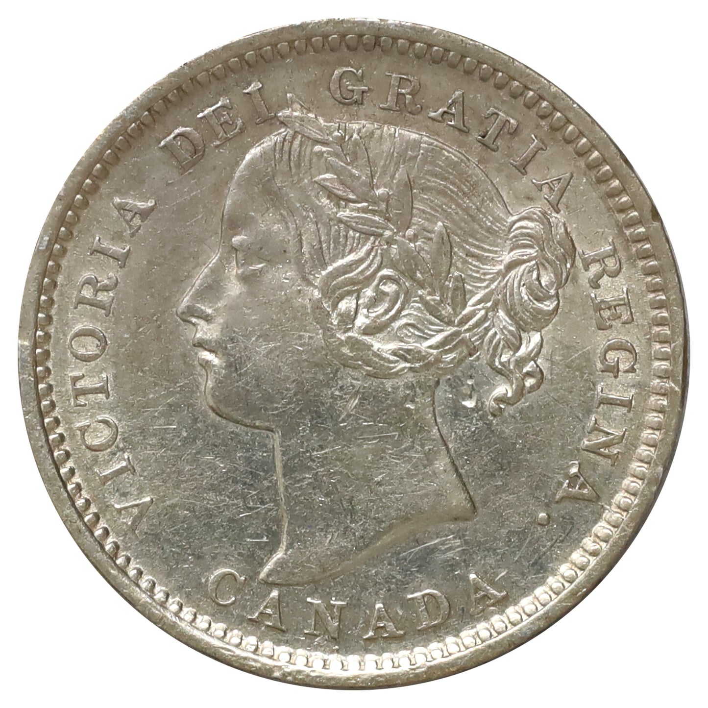 1901 Canada 10-cents Extra Fine (EF40) Scratched, marks, or impaired