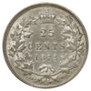 1872H Canada 25-cents Almost Uncirculated (AU50) Scratched, marks, or impaired
