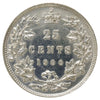 1900 Canada 25-cents UNC+ (MS62) Scratched, marks, or impaired