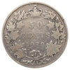 1870 LCW Canada 50-cents Very Good (VG8) Scratched, marks, or impaired
