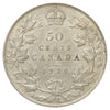 1920 Small 0 Canada 50-cents AU-UNC (AU55) Scratched, marks, or impaired