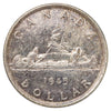 1945 Canada Dollar VF-EF (VF30) Scratched, marks, or impaired