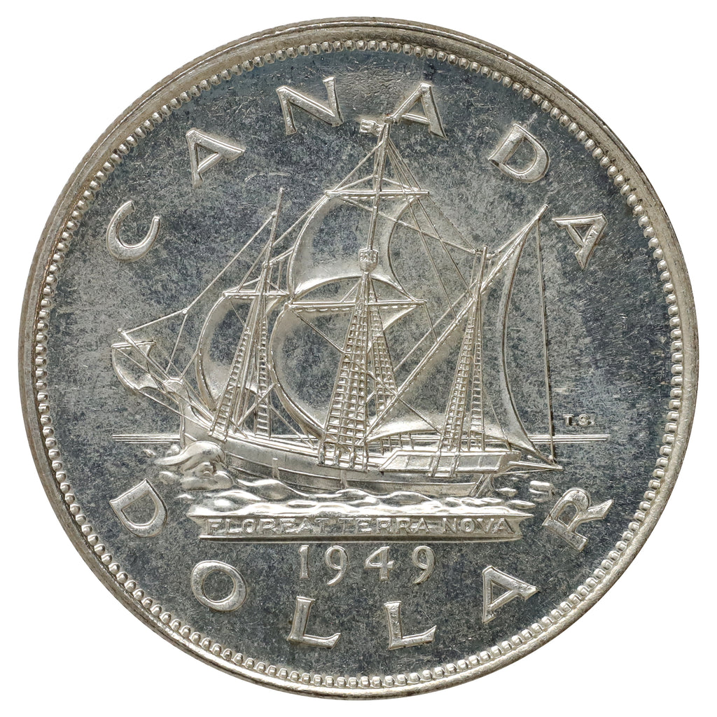 1949 Canada Dollar Gem Brilliant Uncirculated (MS65) DOD
