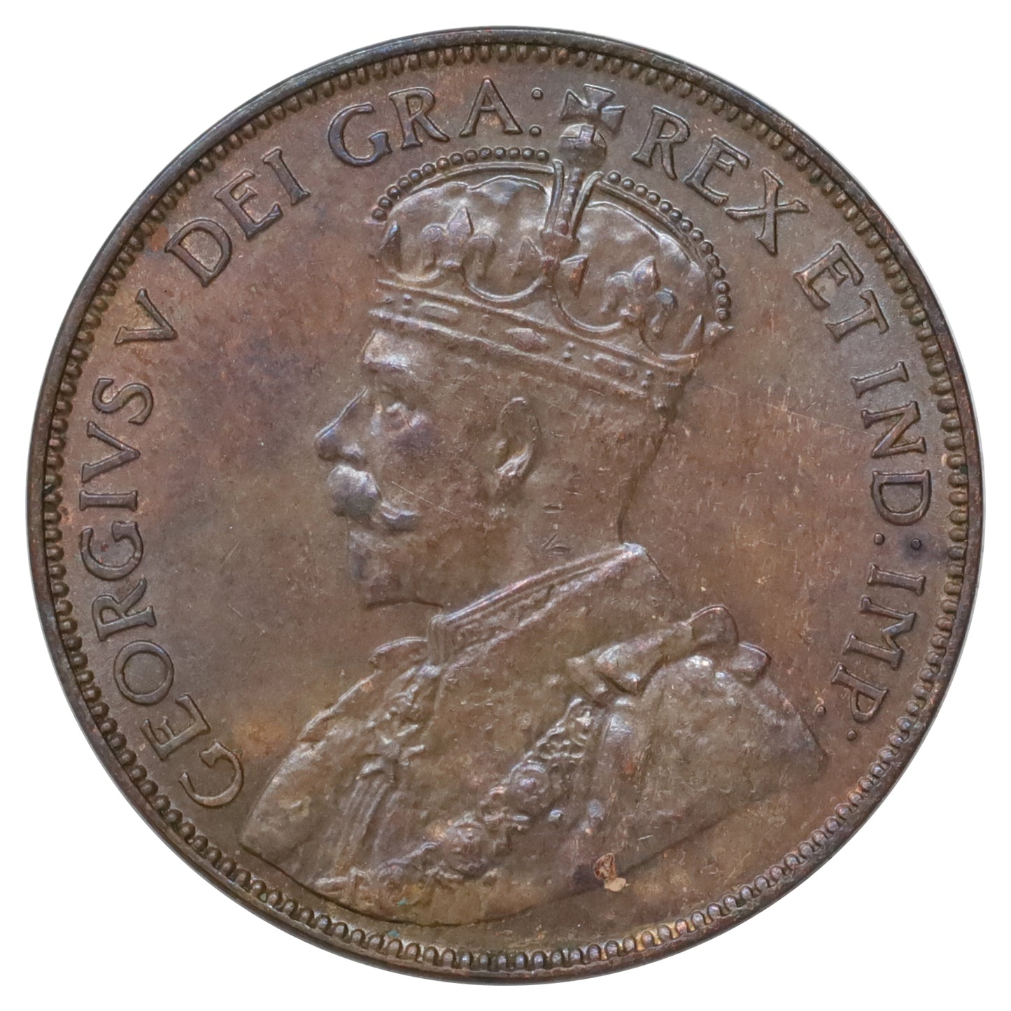 1936 Newfoundland 1-cent Brilliant Uncirculated (MS63) Lustrous Brown