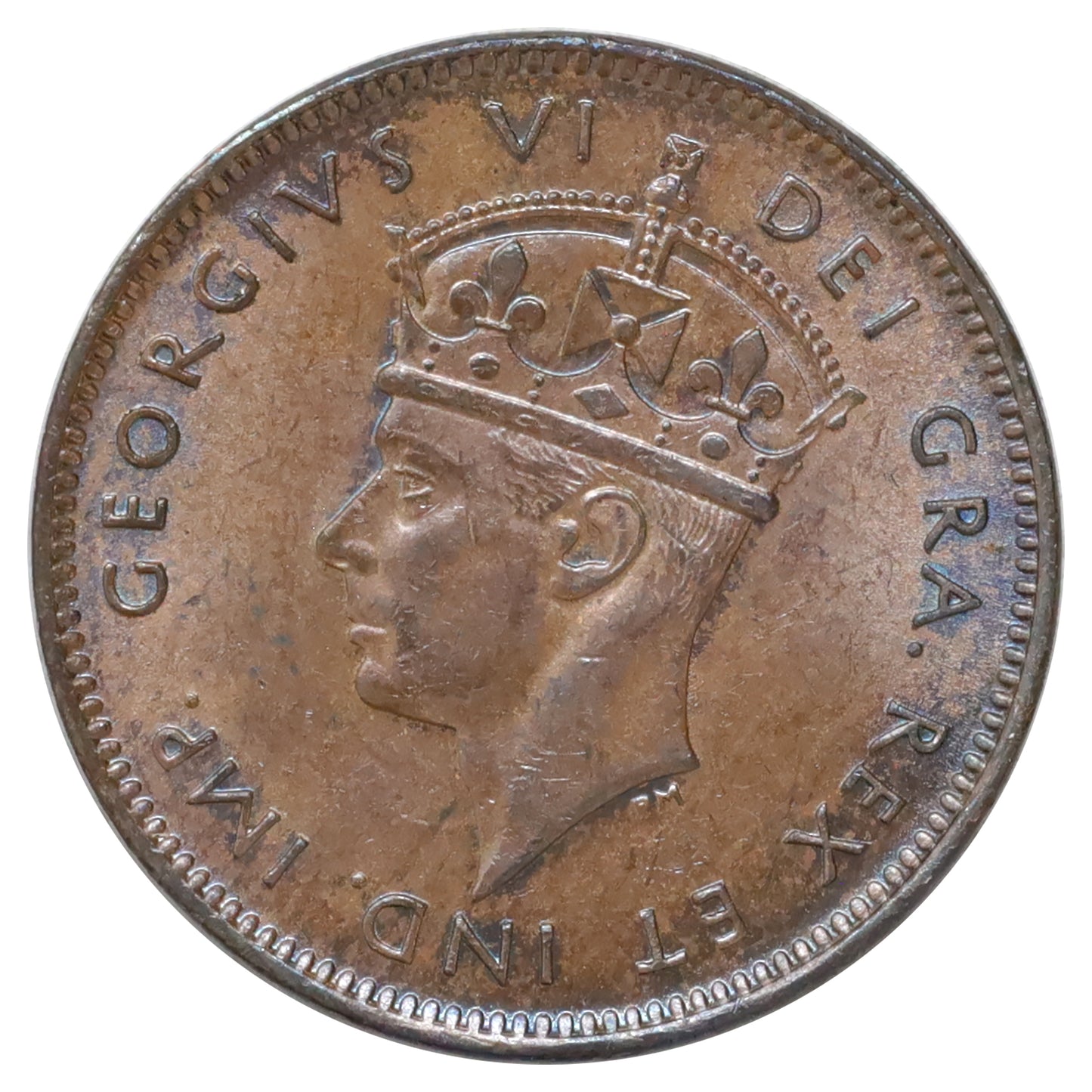1943C Newfoundland 1-cent Brilliant Uncirculated (MS63) Lustrous Brown