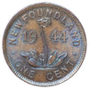 1944C Newfoundland 1-cent Uncirculated (MS60) Lustrous Brown